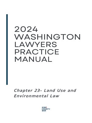 cover image of 2024-25 Washington Lawyers Practice Manual Chapter 23